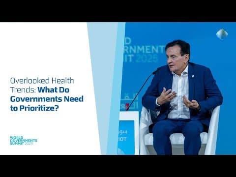 Overlooked Health Trends: What Do Governments Need to Prioritize?