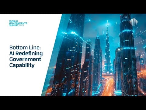 Bottom Line: AI Redefining Government Capability
